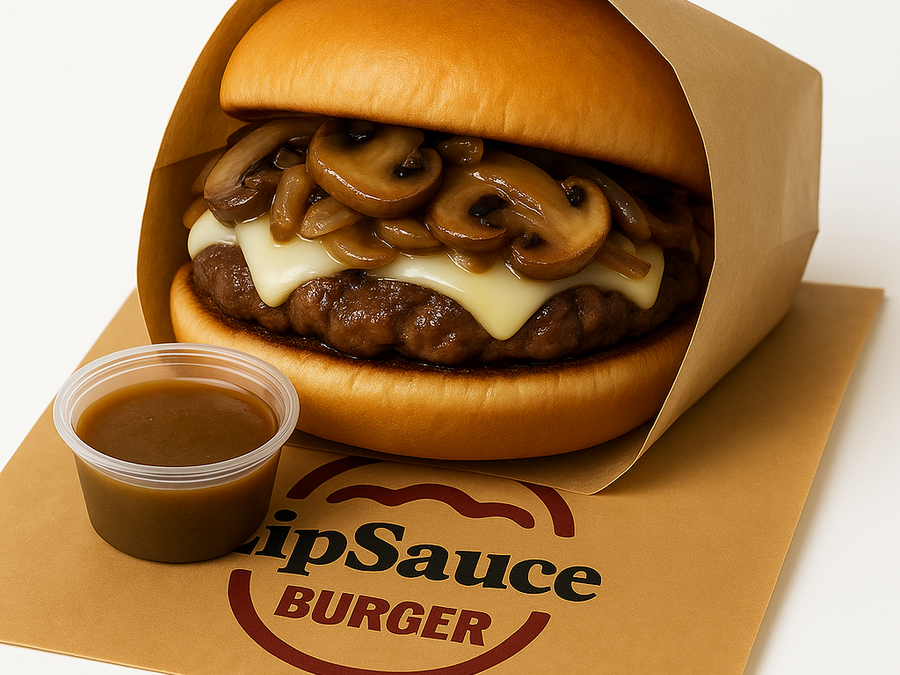 Mushroom Swiss ZipBurger