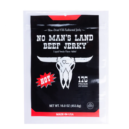 No Mans Land Beef Jerky 3oz