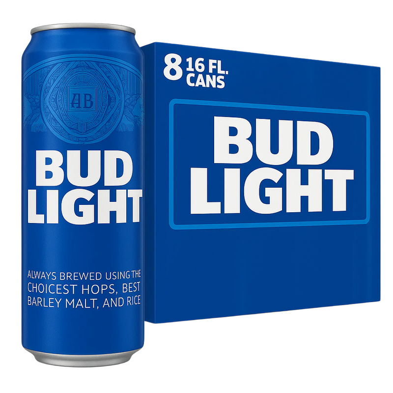 Budweiser / Bud Light 8 Pack 16oz