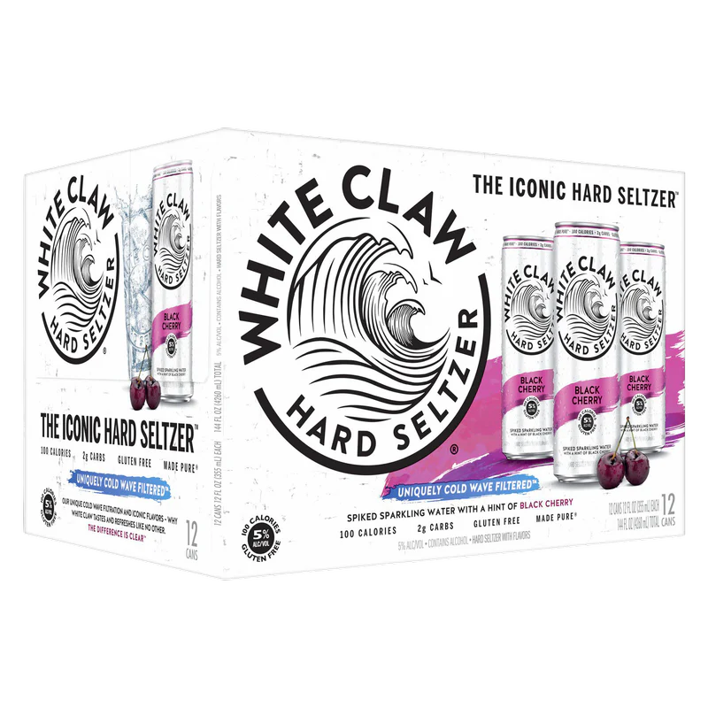 White Claw Black Cherry 12PK Seltzer