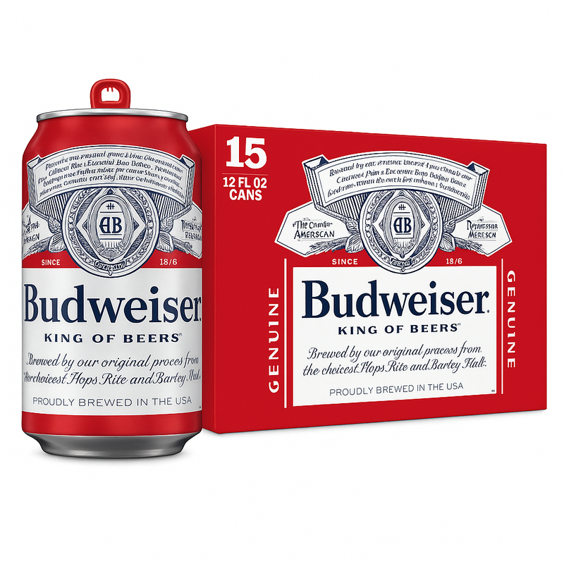Budweiser / Bud Light 15 pack Cans