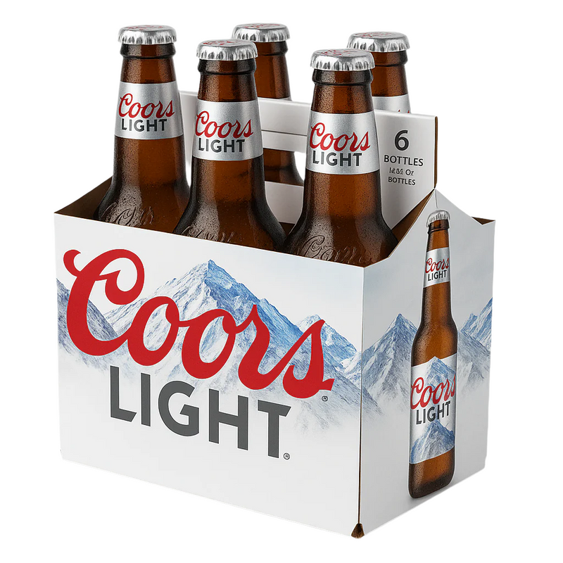 Coors Light / Coors Banquet / Miller Lite 6 Pack Bottle