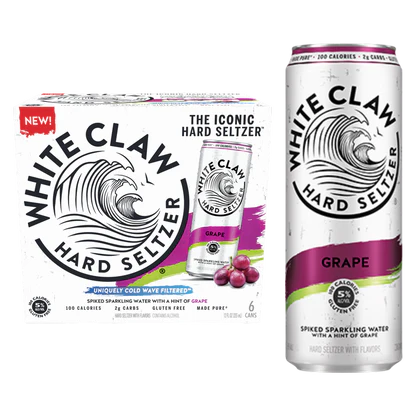 White Claw Grape 6pk Seltzer