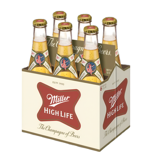 Miller High Life 6 Pack Bottle