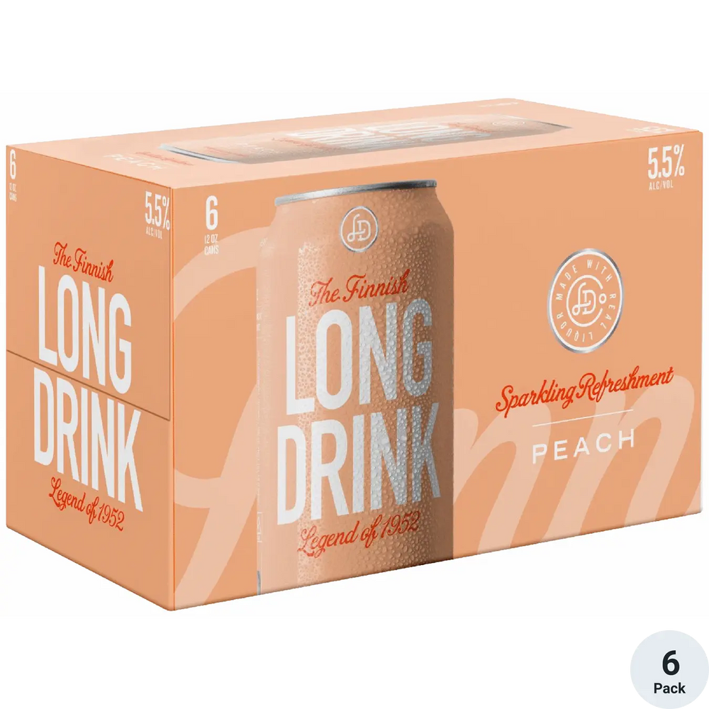 Long Drink Peach 6pk Cocktails