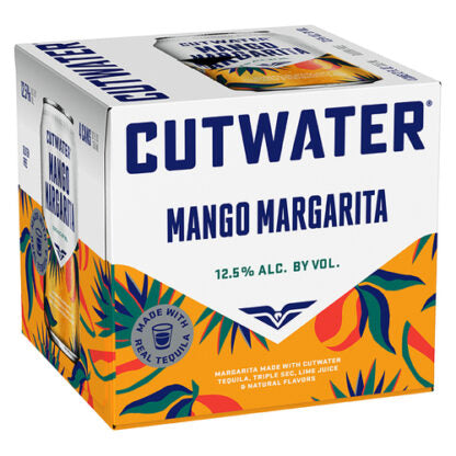 Cutwater 4pk Mango Margarita Cocktails