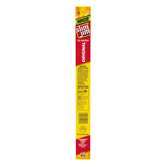 Slim Jim Snack Stick Monster Size