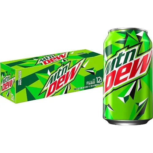Mountain Dew 12 Pack Cans