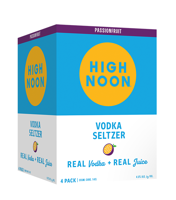High Noon Passion Fruit  Hard Seltzer 4PK