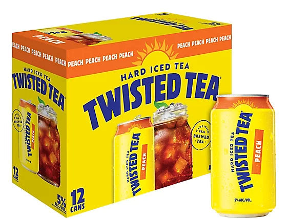 Twisted Tea Peach 12pk Hard Tea