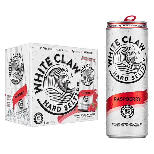 White Claw Raspberry 6pk Seltzer