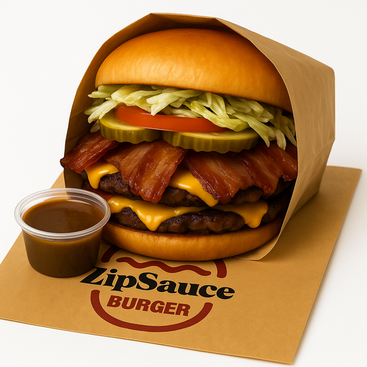 Classic Loaded Double Bacon Cheese ZipBurger