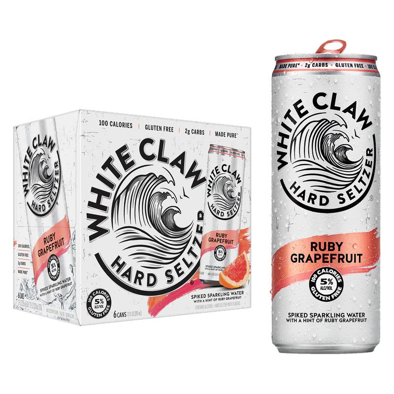 White Claw Ruby Red Grapefruit 6pk Seltzer