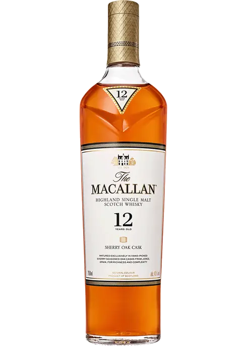 The Macallan Sherry Oak 12yr Scotch 750ML