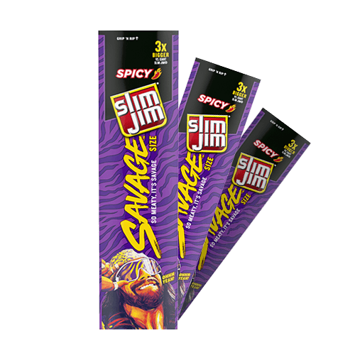 Slim Jim Snack Stick Savag Size